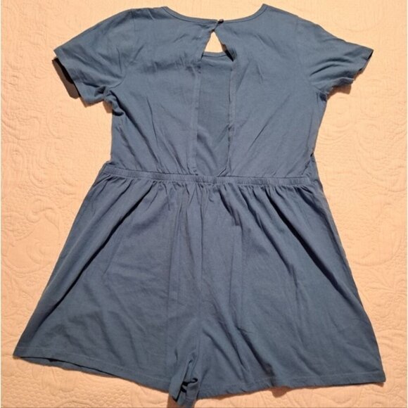 Melrose and Market girls XL 14/16 blue open back romper, New - Picture 3 of 5